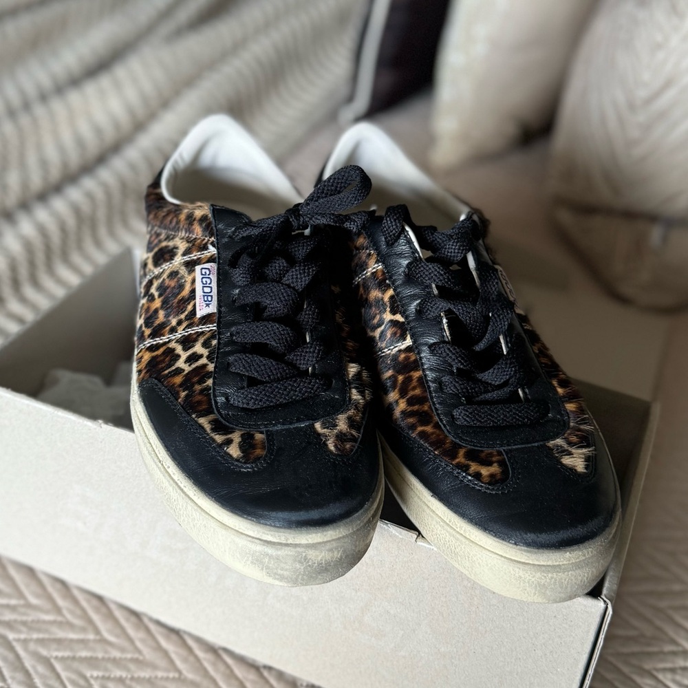 🎉MOVING SALE!!!🎉Golden Goose Soul Star Leopard Sneakers - Picture 3 of 13